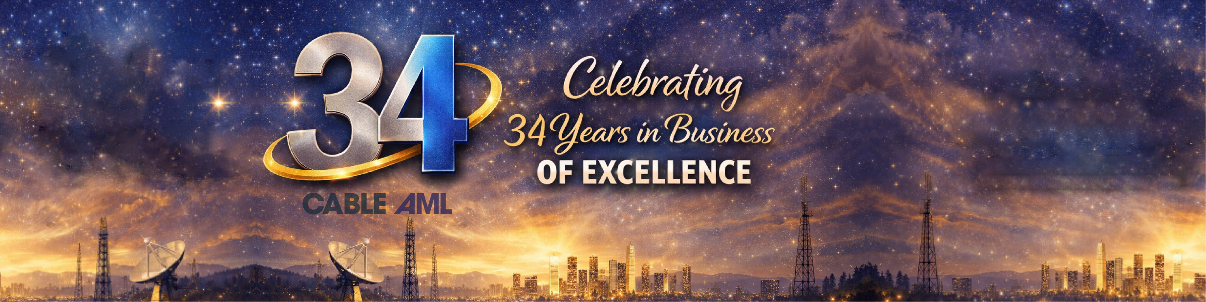 34 years of experience cable aml